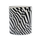 Op-art két zebrás bögre