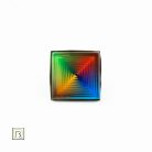 Op-art négyszínű gyűrű