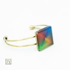 Op-art négyszínű karkötő