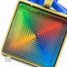 Op-art négyszínű nyaklánc