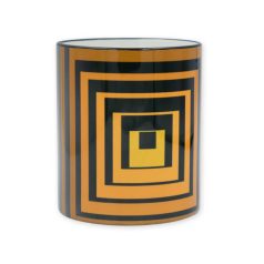 Op-art sárga négyzetek bögre