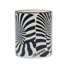 Op-art zebrás bögre