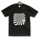 Op-art zebrás póló