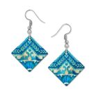 Pécsi csempe kék ornamentikás csempe ajándékszett