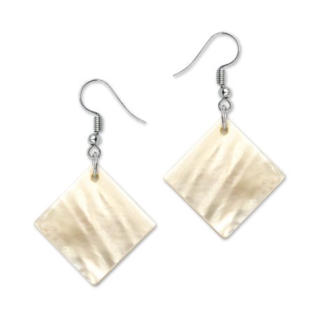 Pécsi csempe kék ornamentikás csempe fülbevaló