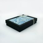 Pécsi csempe kék ornamentikás csempe sál