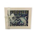 Pécsi csempe "kerti pihenő" csempe minta ajándékszett