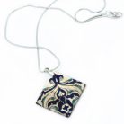 Pécsi csempe "kerti pihenő" csempe minta ajándékszett