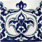 Pécsi csempe "kerti pihenő" csempe minta fülbevaló