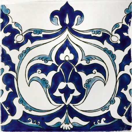 Pécsi csempe "kerti pihenő" csempe minta fülbevaló