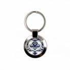 Pécsi csempe "kerti pihenő" csempe minta kulcstartó