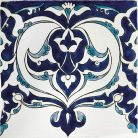 Pécsi csempe "kerti pihenő" csempe minta poszter