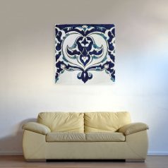 Pécsi csempe "kerti pihenő" csempe minta poszter