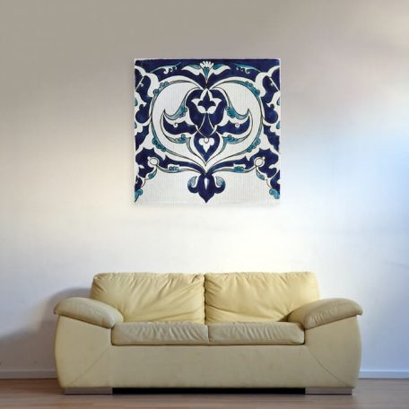 Pécsi csempe "kerti pihenő" csempe minta poszter