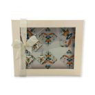 Pécsi csempe sárga csempe minta ajándékszett