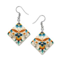 Pécsi csempe sárga csempe minta ajándékszett