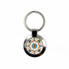 Pécsi csempe sárga csempe minta kulcstartó