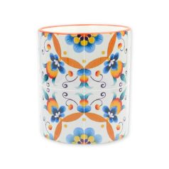 Pécsi csempe sárga csempe minta bögre