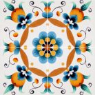 Pécsi csempe sárga csempe minta sál