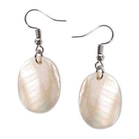 Pécsi csempe sárga barna csempe minta fülbevaló