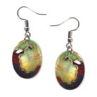 Pécsi csempe szecesszió fülbevaló