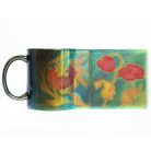 Pécsi csempe pipacs minta VARÁZS bögre