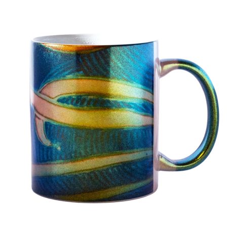 Pécsi csempe szecesszió minta VARÁZS bögre